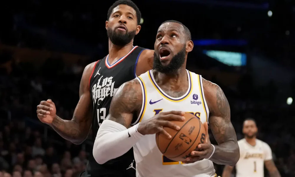 LeBron James e Paul George, Lakers-Clippers