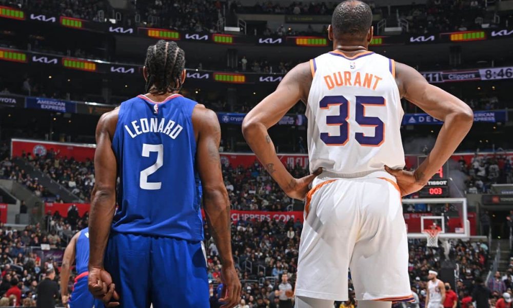 Leonard e Durant, Clippers-Suns