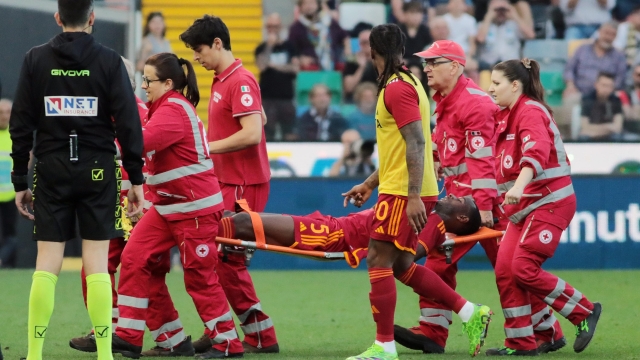 Udinese-Roma sospesa, paura per le condizioni N'Dicka, probabile infarto